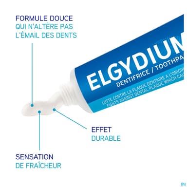 Elgydium Antiplaque Pate Dentifrice 50ml