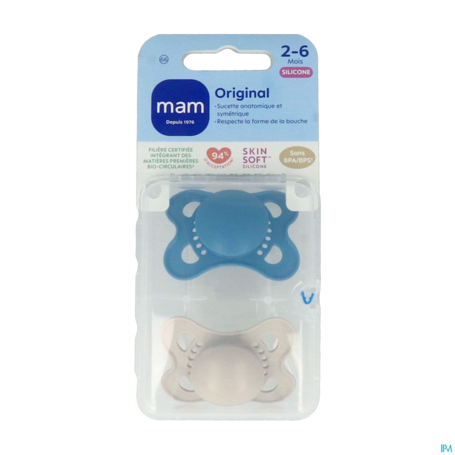 SUCET MAM ORIGIN TEND SIL 2-6M X2