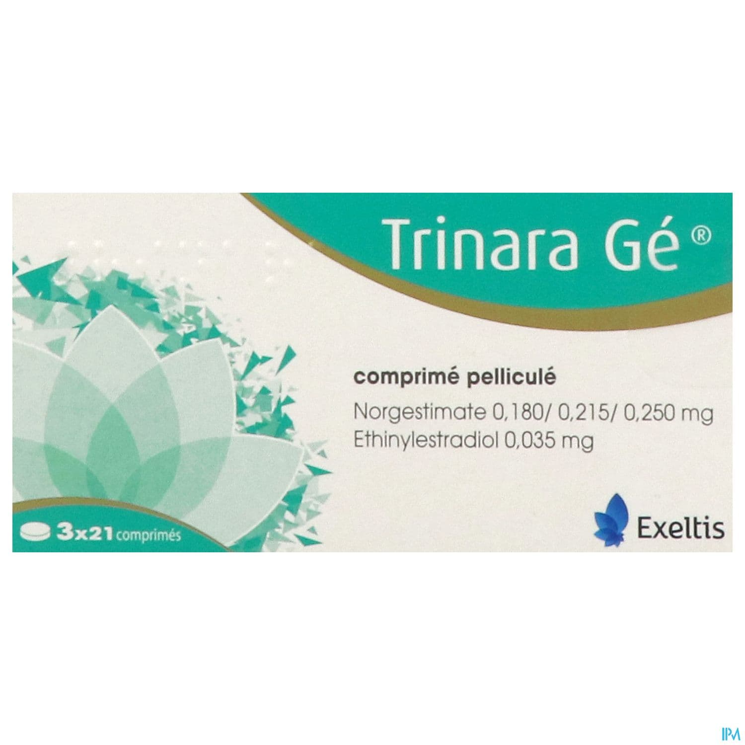 Trinara Comprime Pellicule 21 X3