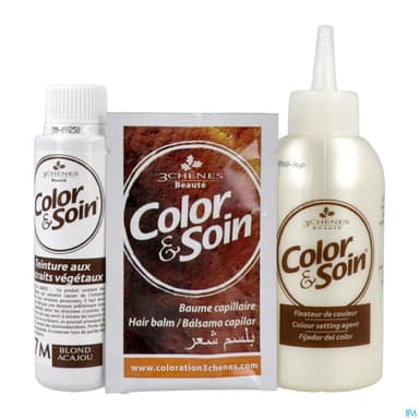 3 CHENES COLOR/SOIN BL ACAJOU 7M