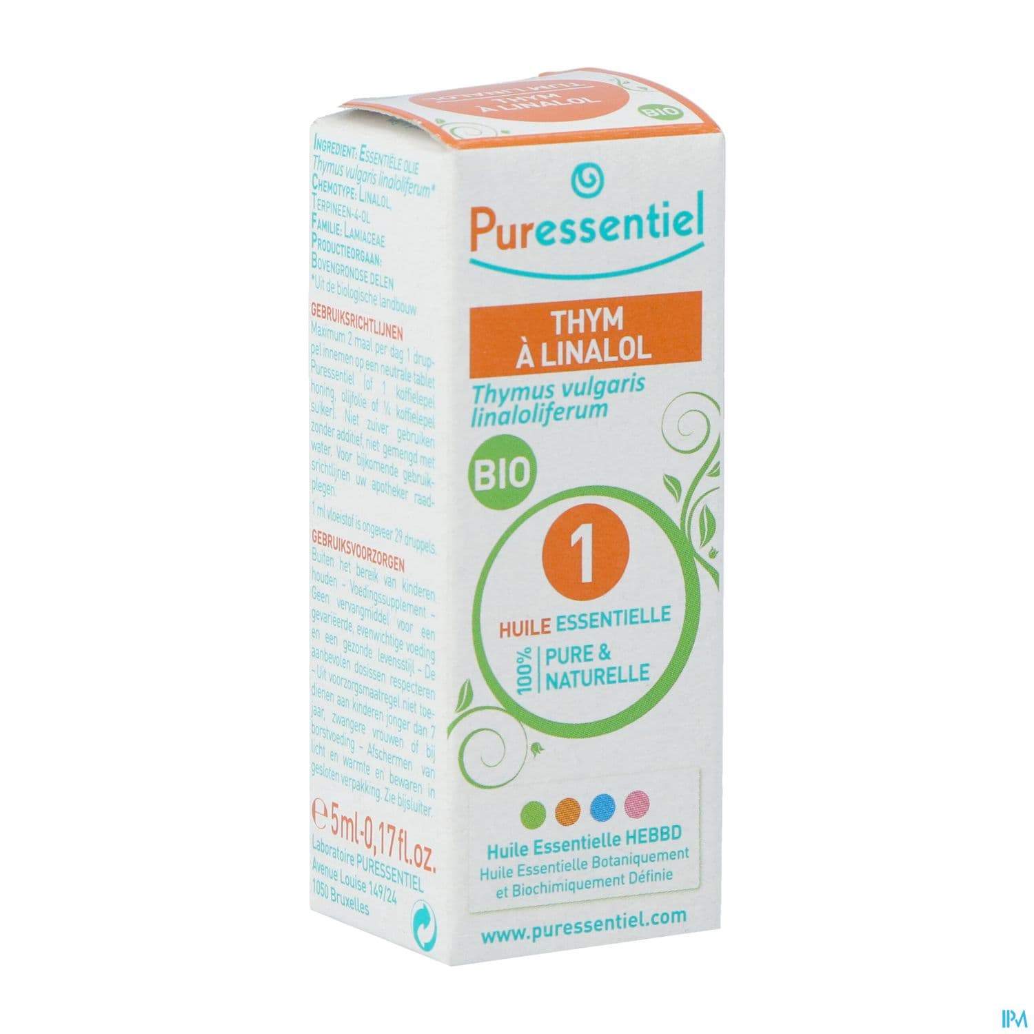Puressentiel Huile Essentielle Thym Linalol Bio 5ml