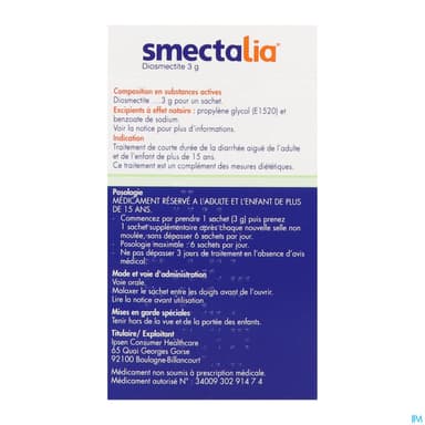 SMECTA CITRON MENTHE STICK /12