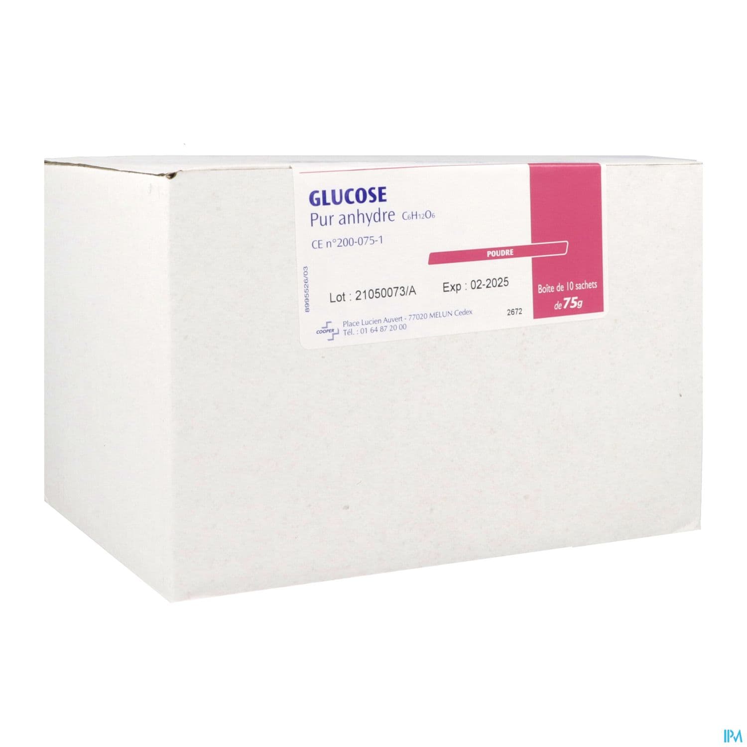 GLUCOSE ANHYDRE COOP 75G SACH10