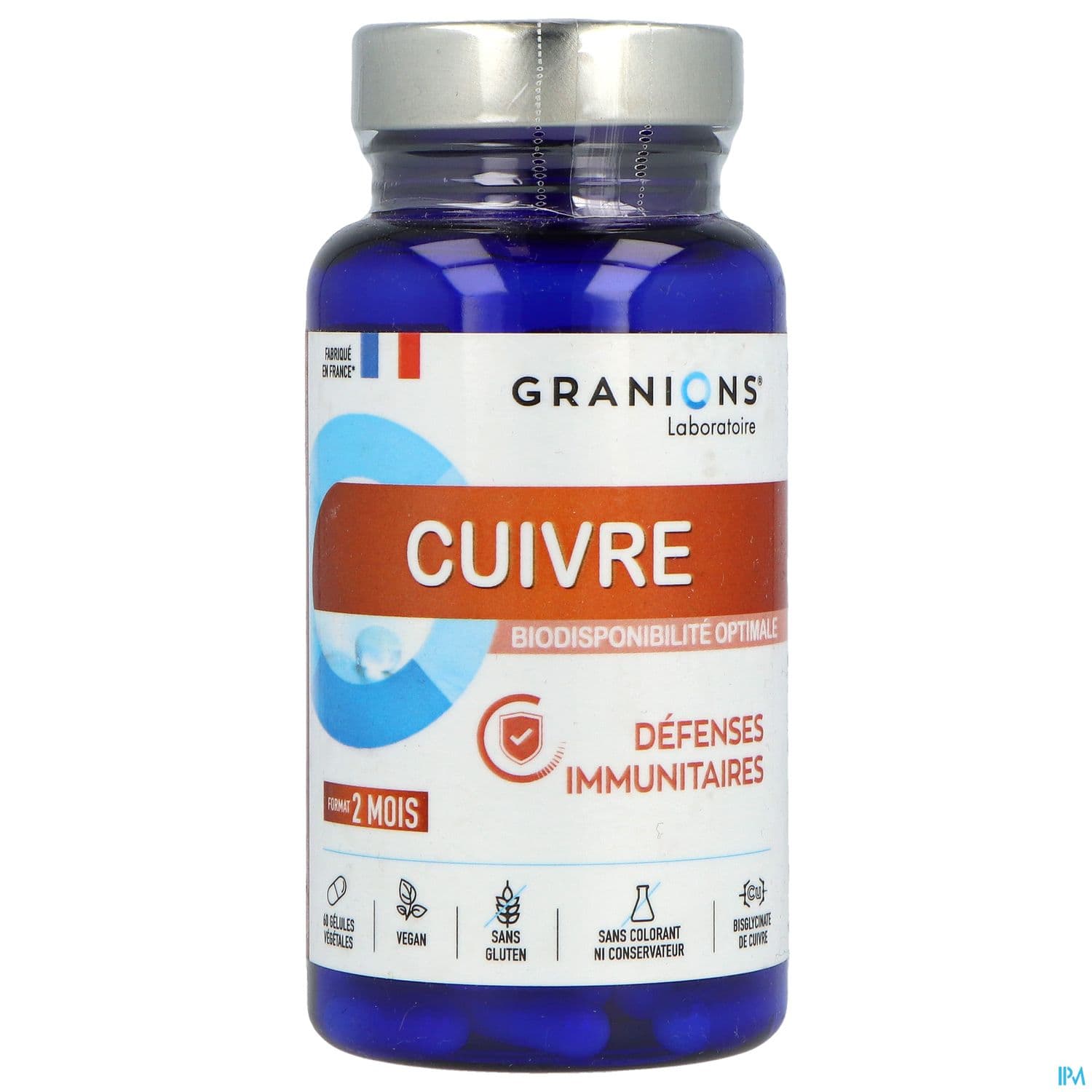 Granions Cuivre 2mg Immunite Gelule 60