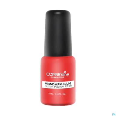 Copineslines Paris Vernis A Ongles 10 Free Silicium Rouge 5ml