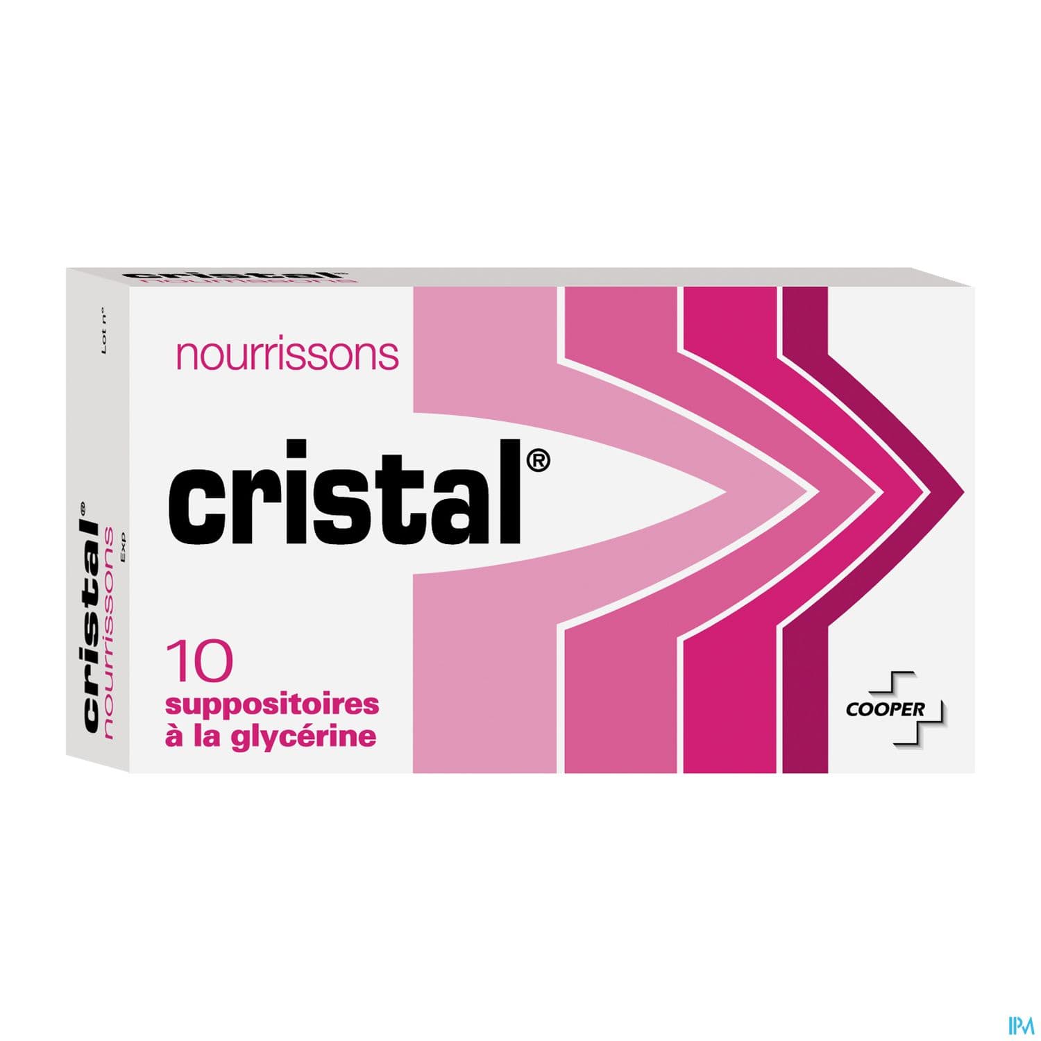 Cooper Cristal Suppositoire Glycerine Bebe 10