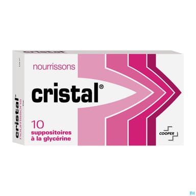 Cooper Cristal Suppositoire Glycerine Bebe 10