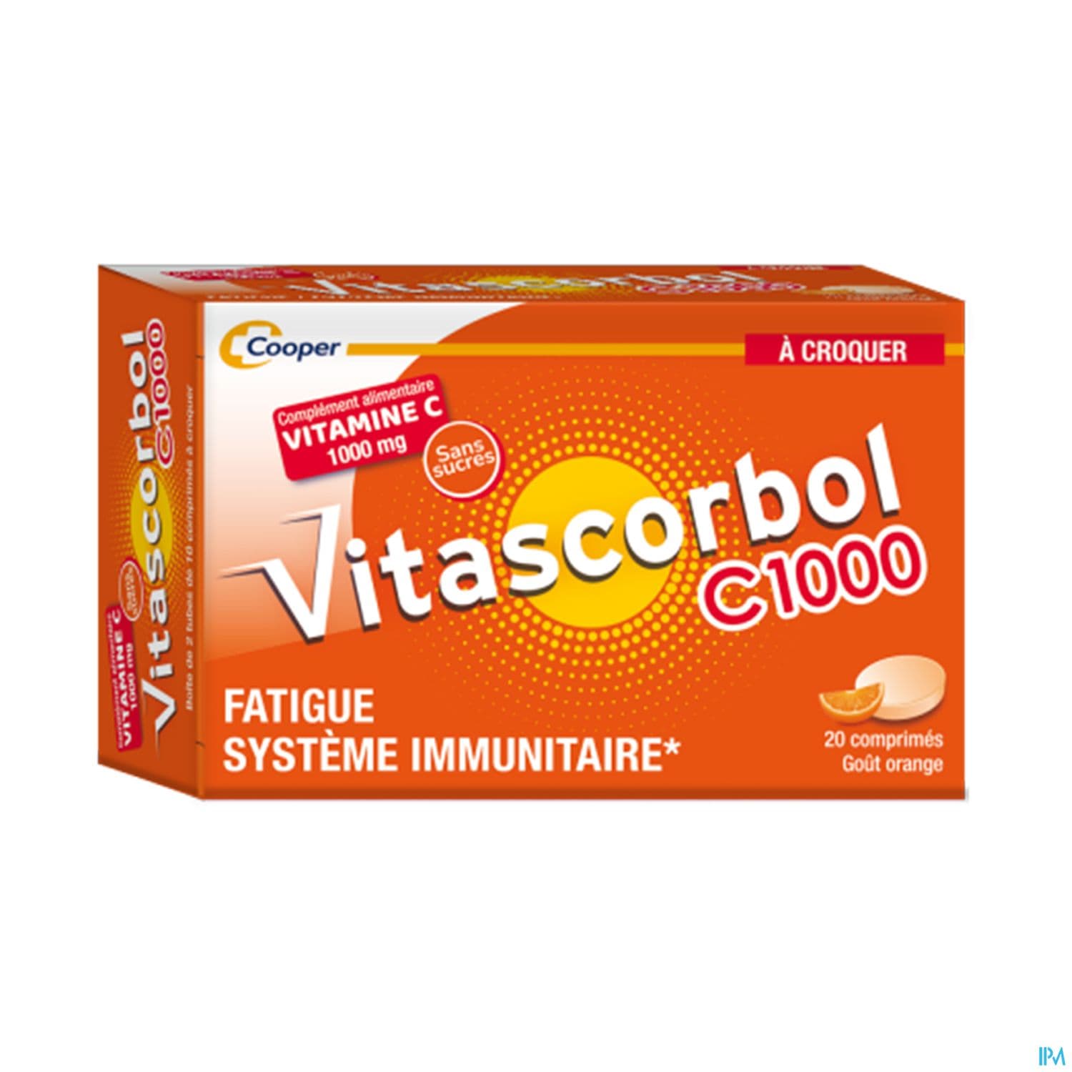 Cooper Vitascorbol C1000 Comprime A Croquer 20