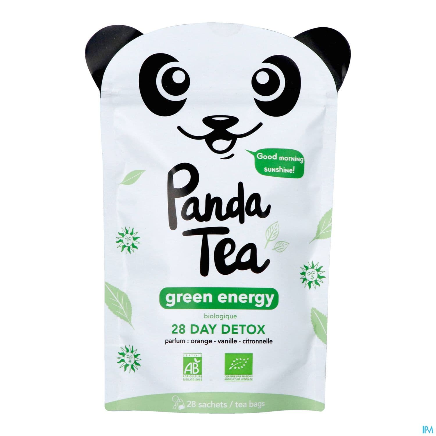 PANDA TEA GREENENERGY SACHET 28