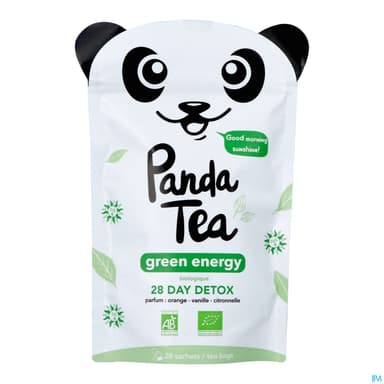 PANDA TEA GREENENERGY SACHET 28