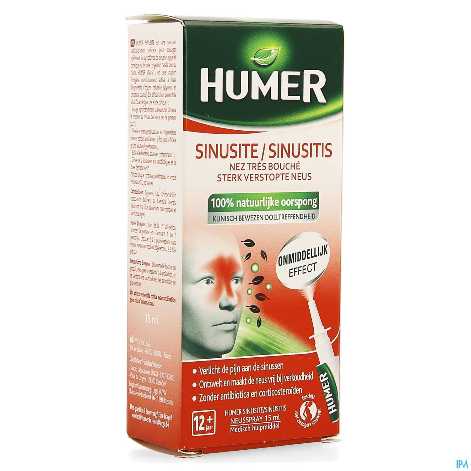 HUMER SINUSITE SPR 15ML
