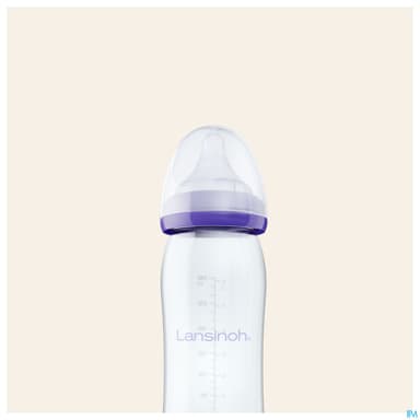 LANSINOH BIB VERRE NAT WAVE 240ML