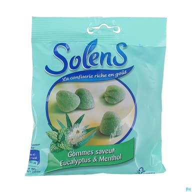 SOLENS GOMME MENTH/EUCAL SACH 110G