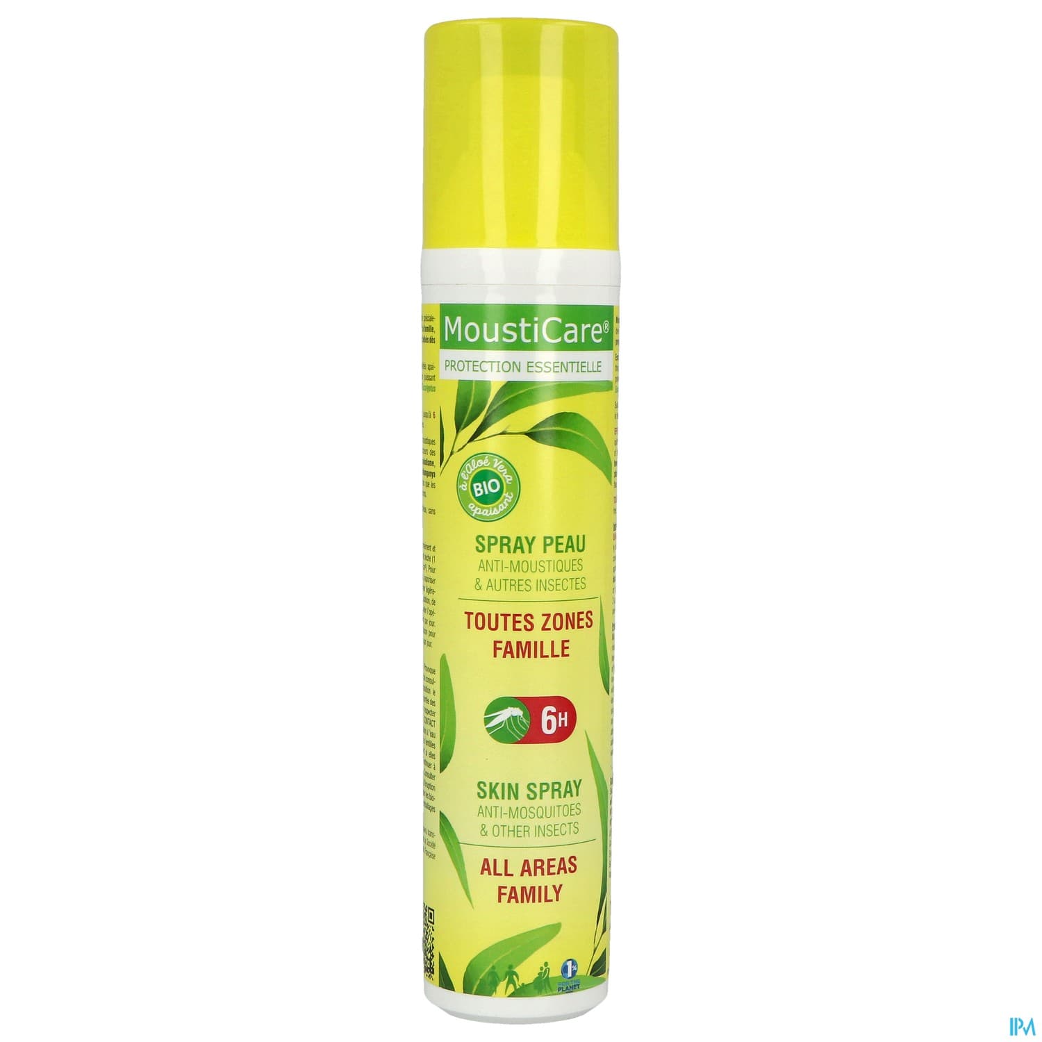MOUSTICARE PEAU FAMIL SPR 125ML