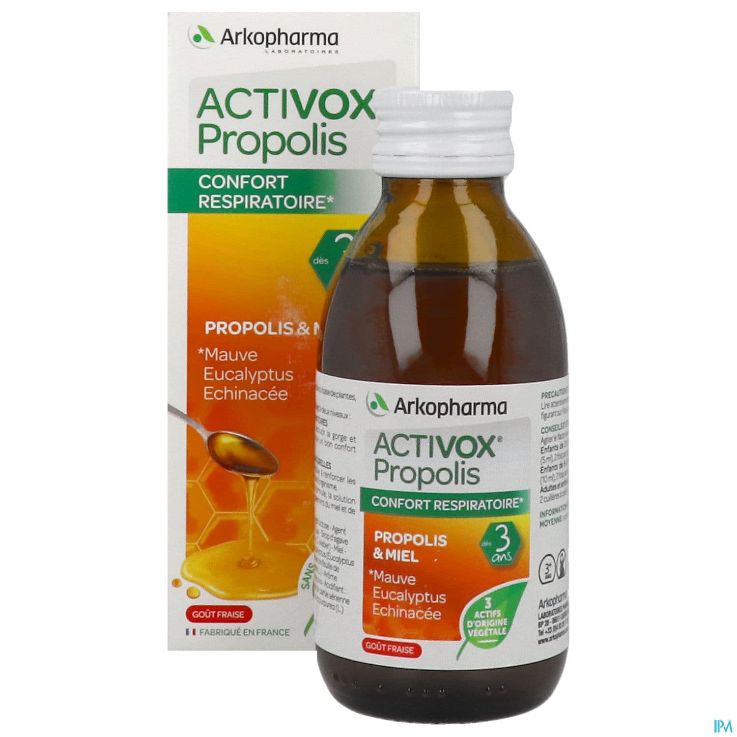 Arkopharma Activox Propolis Fraise Des 3 Ans Solution Buvable 140ml