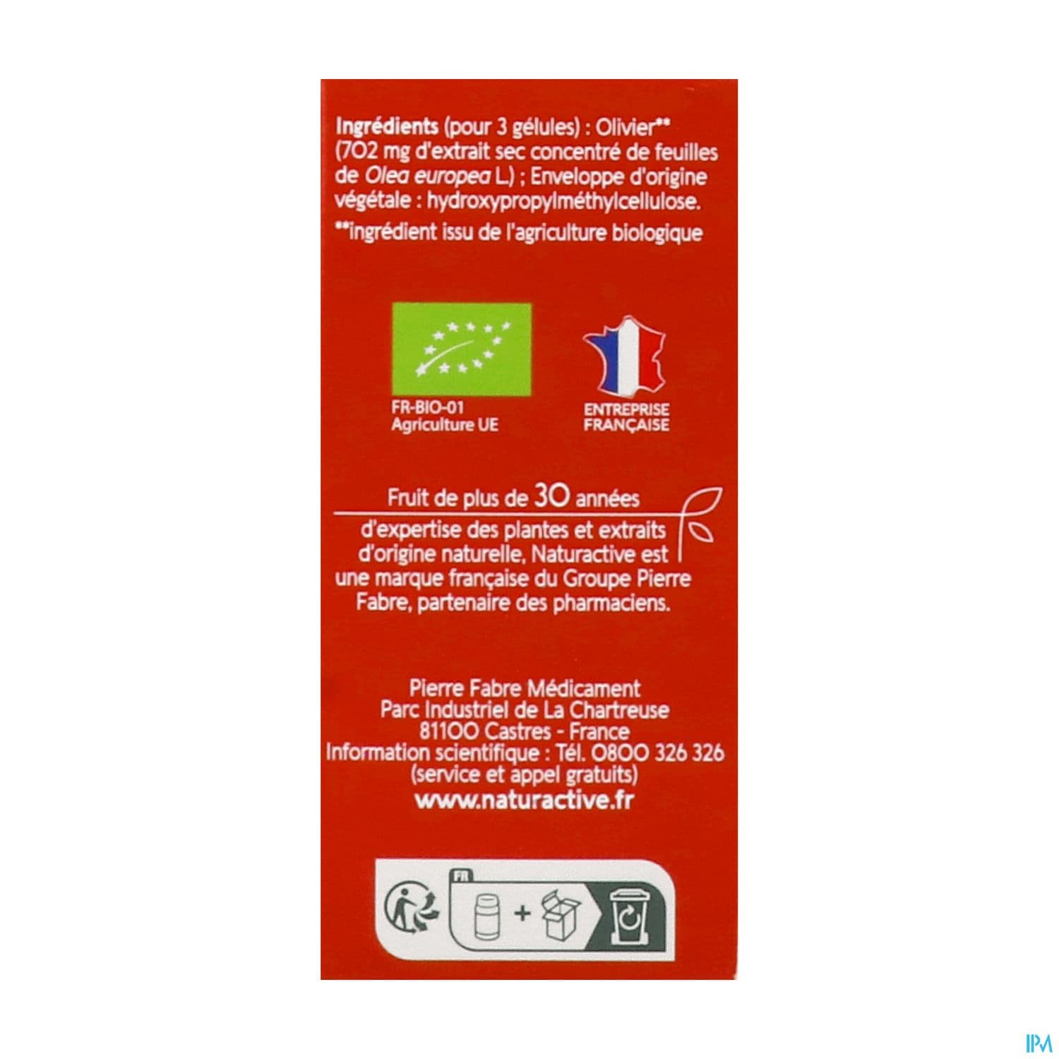NATURACTIVE OLIVIER BIO GELUL 60