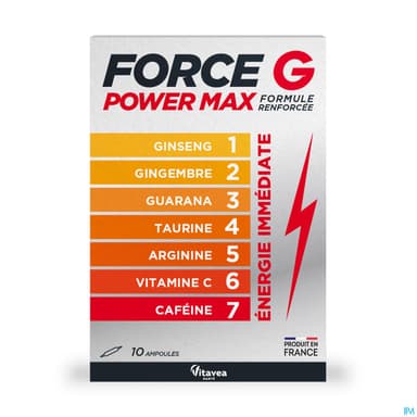FORCE G POWER MAX 10ML AMP10