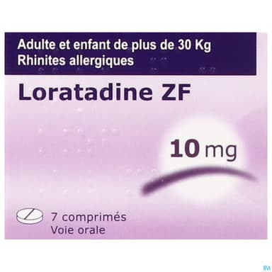 Loratadine Zydus 10mg Comprime 7