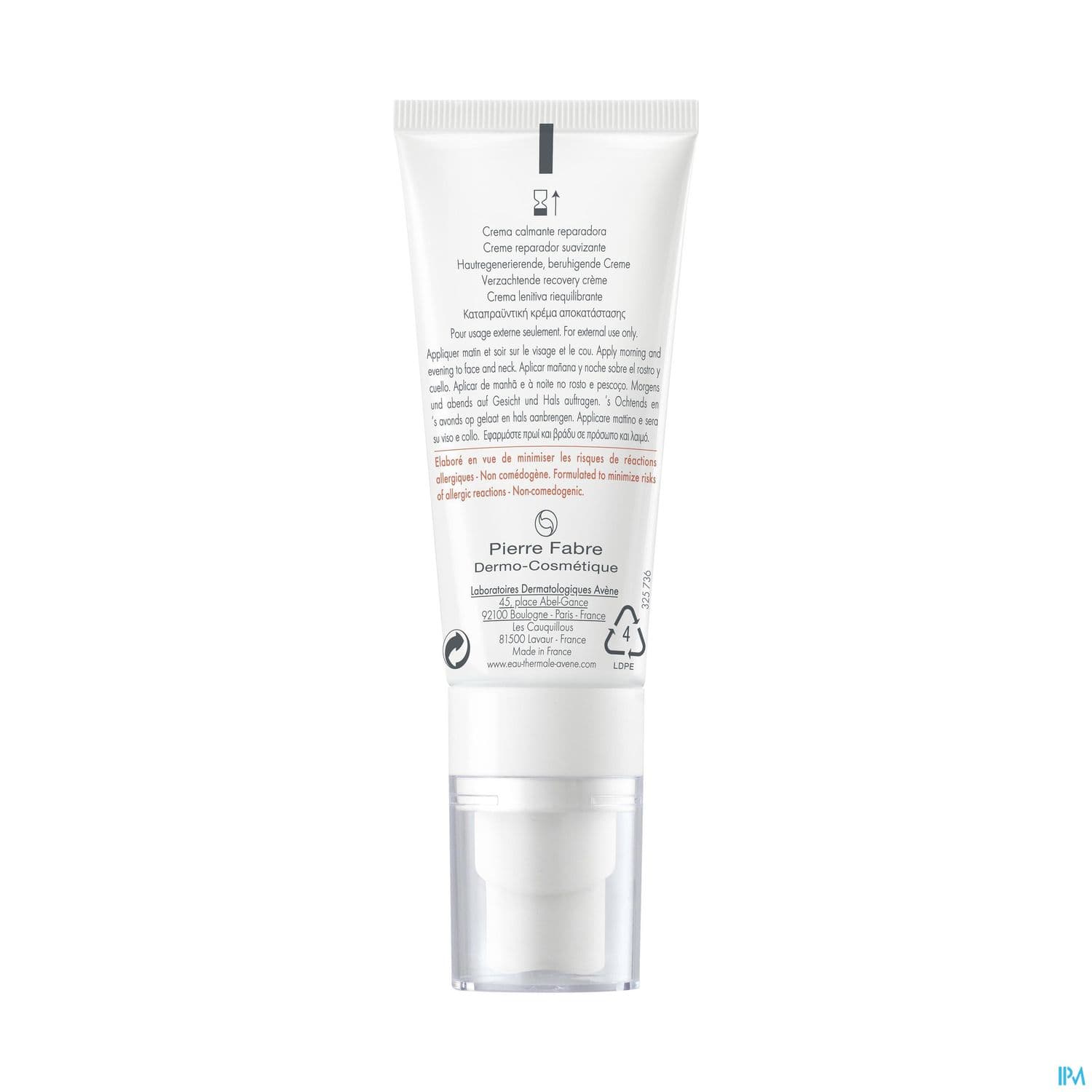 AVENE TOLERANCE CONTROL CR 40ML