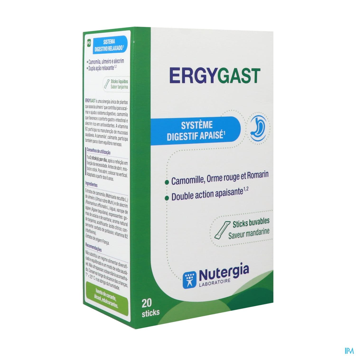 ERGYGAST STICK BUVABLE X 20