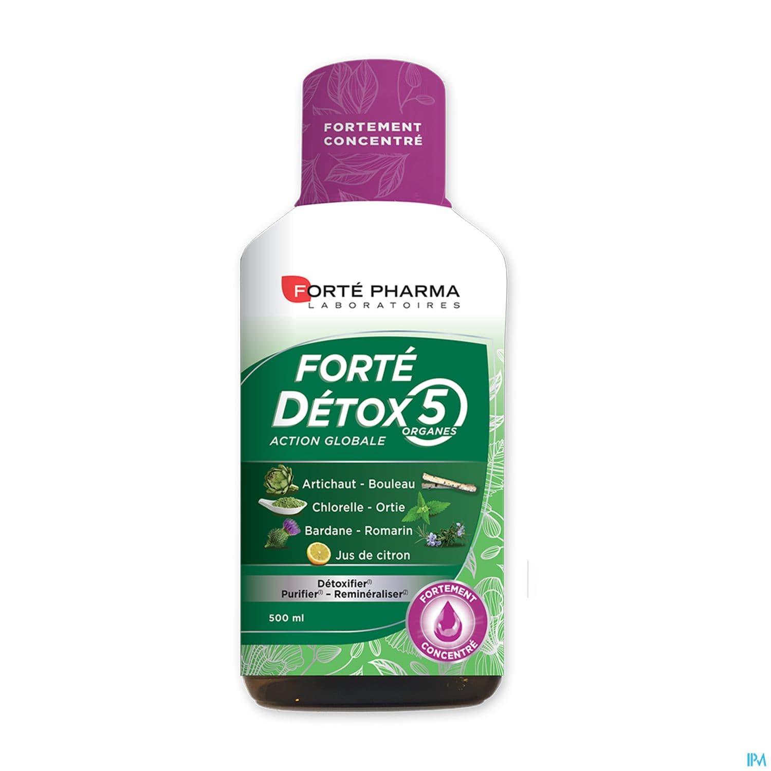 FORTE DETOX 5 ORGANE SOL BUV 500ML