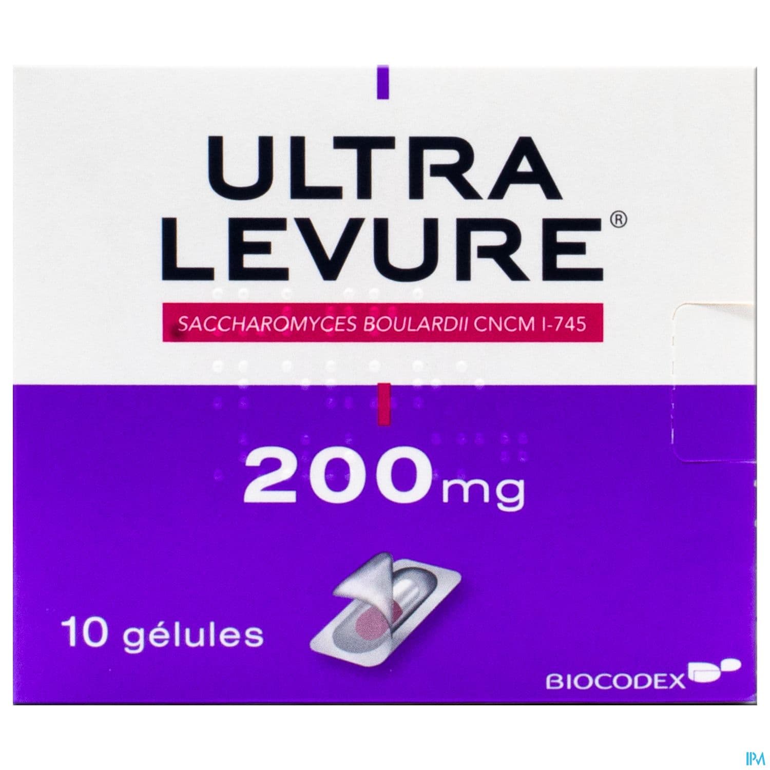 ULTRA LEVURE 200MG GELULE 10