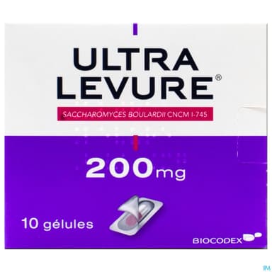 ULTRA LEVURE 200MG GELULE 10