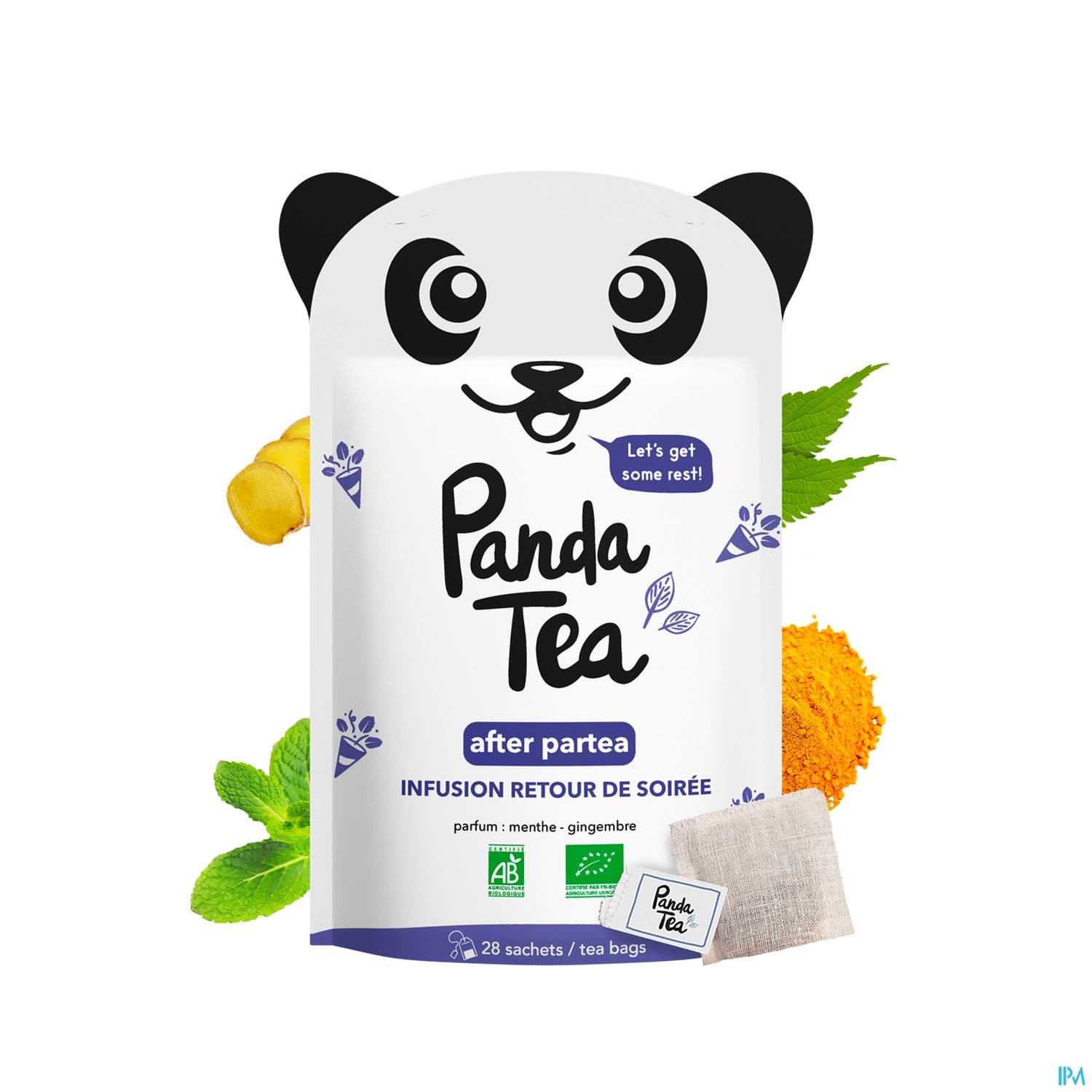 Panda Tea Afterpartea Retour De Soiree Bio Infusette 28