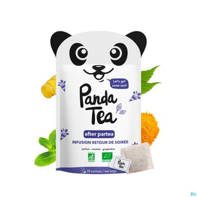 Panda Tea Afterpartea Retour De Soiree Bio Infusette 28