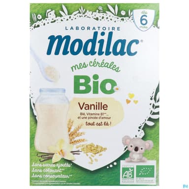MODILAC CEREALE BIO VANILLE 250G
