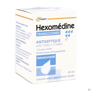 HEXOMEDINE TRANSCUTANEE FL 45ML