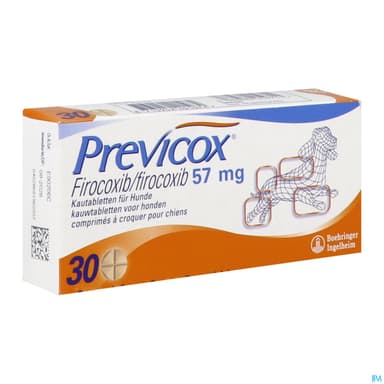 PREVICOX CPR 57MG BT 30