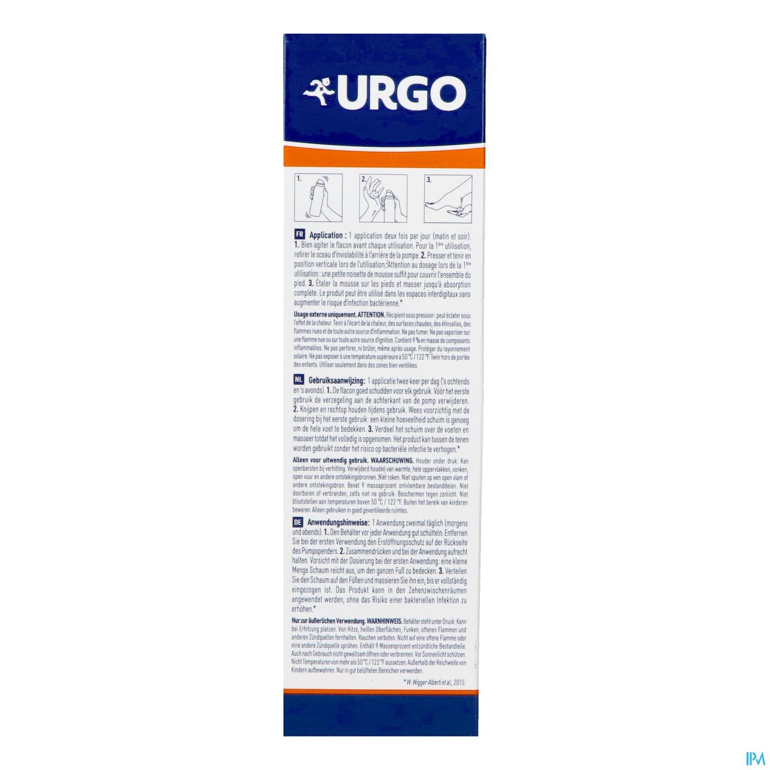 URGO FILMOMOUSS PIED TS/CREV 125ML