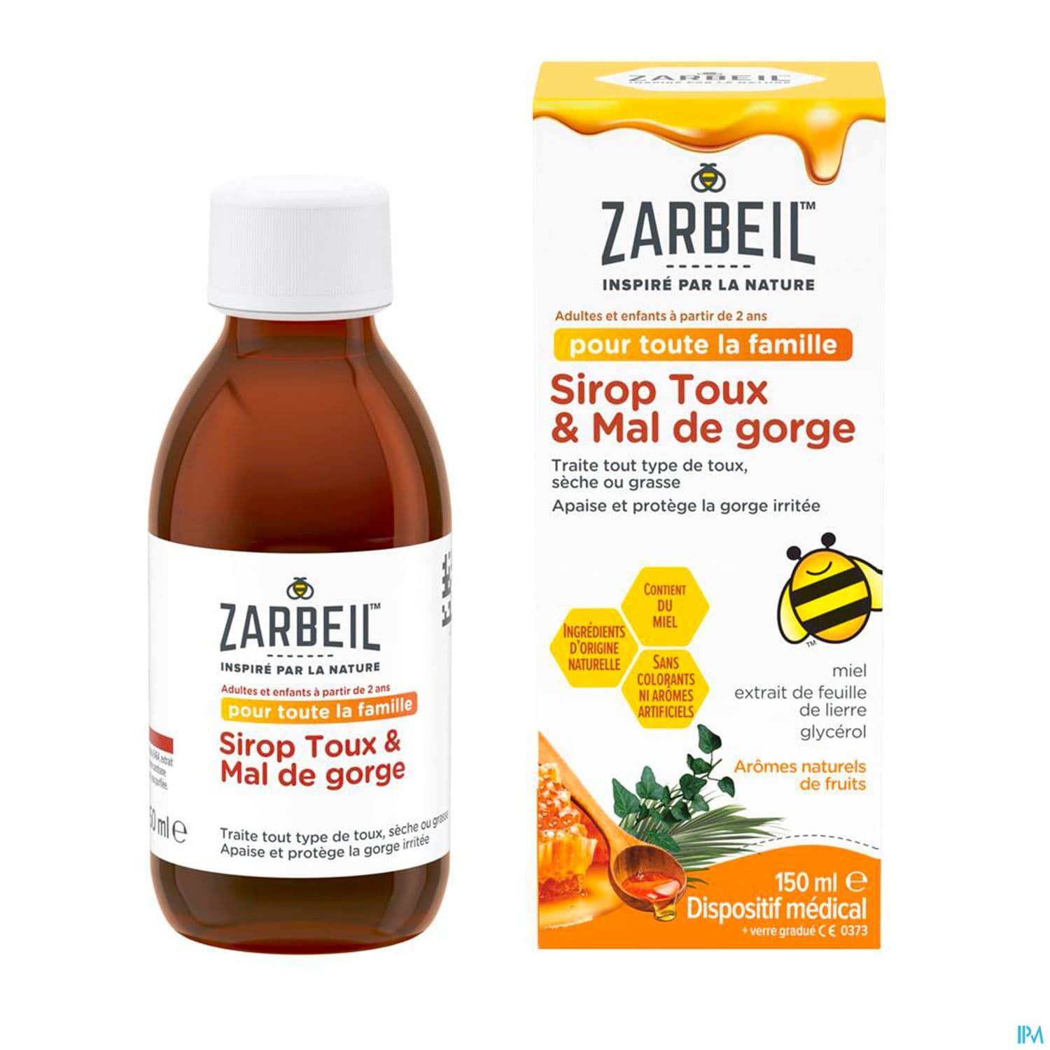 ZARBEIL SIROP AD/ENF TX&GORG 150ML