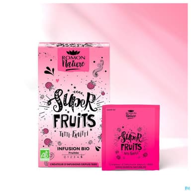 Romon Nature Tisane Plaisir Super Fruits Bio Infusette 1g8 16