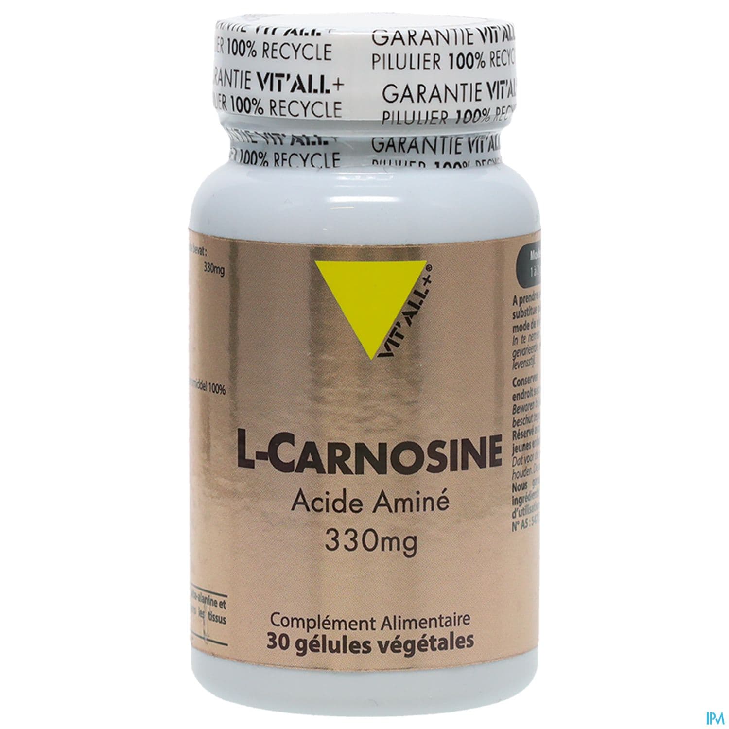 VIT ALL+ L CARNOSINE 330MG CAPS 30