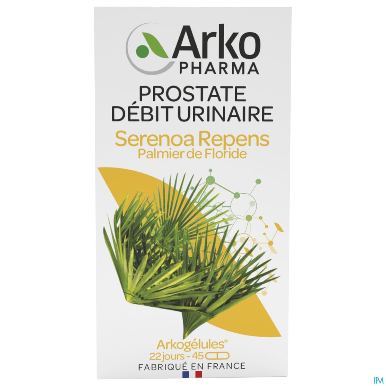 Arkopharma Arkogelules Serenoa Repens Prostate Debit Urinaire Gelule Vegetale 45