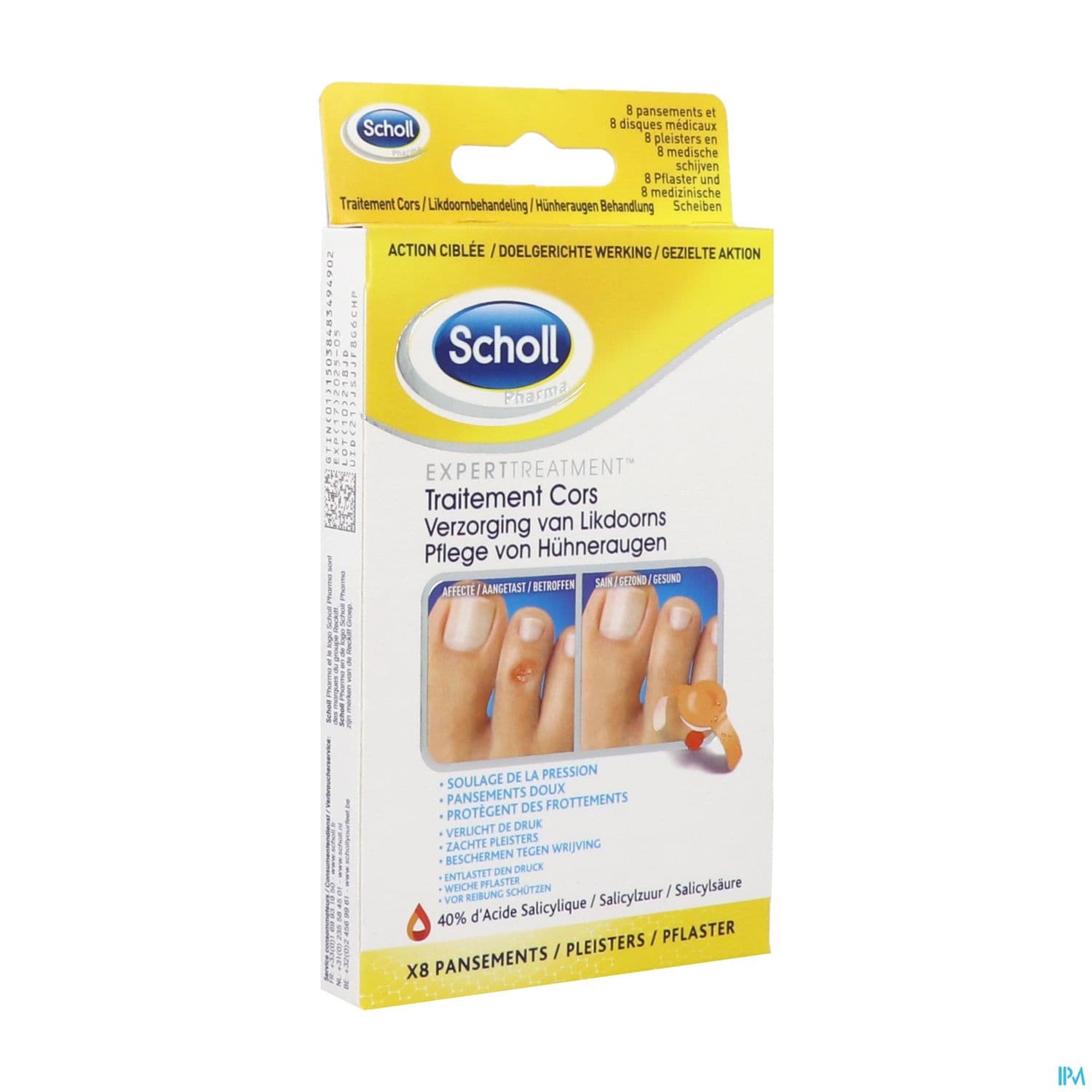 SCHOLL PANS CORICIDES CORS 8 — Pharmacie Du Village Santé