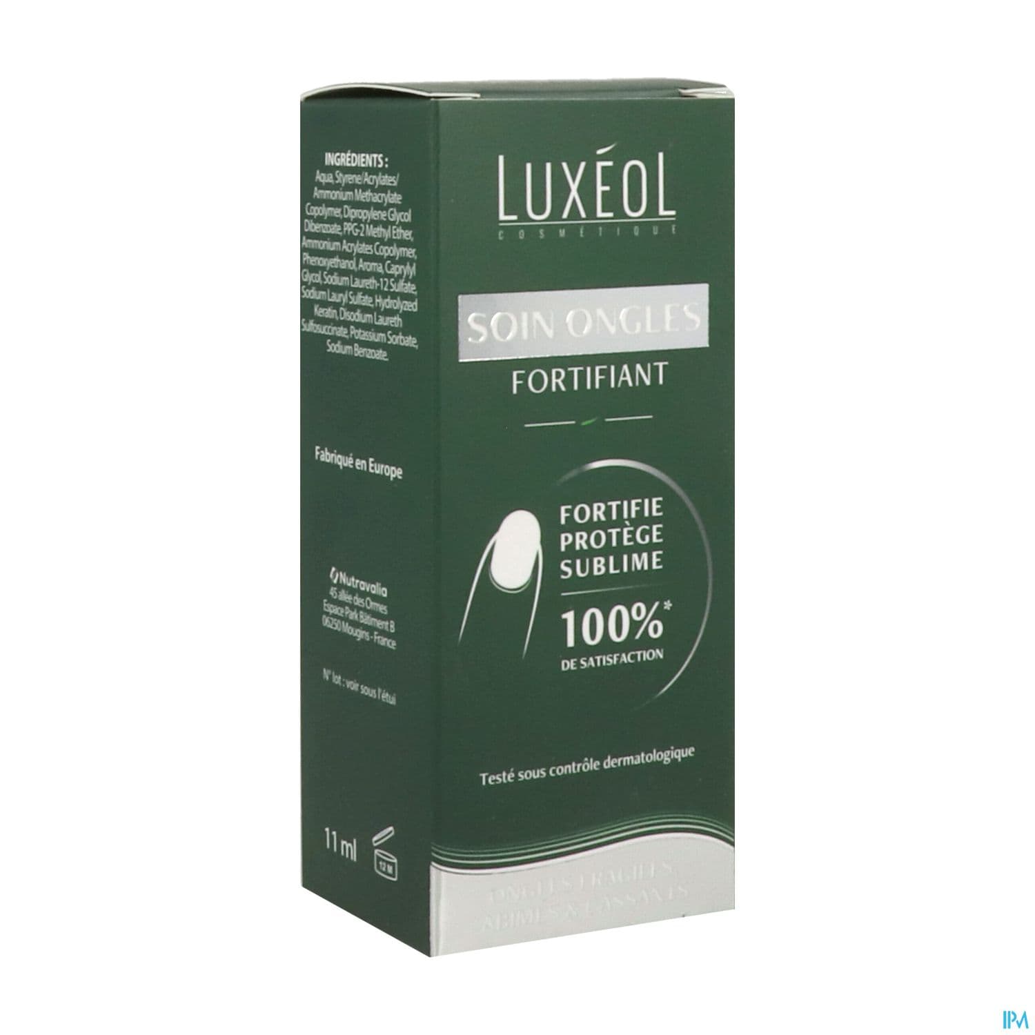 LUXEOL SOIN ONGLE FORTIFIANT 11ML