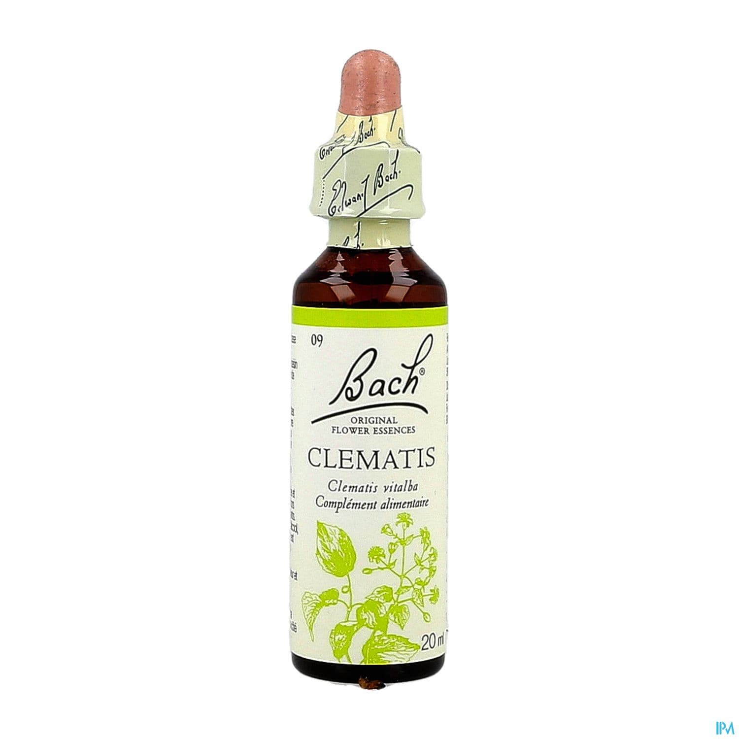 Fleurs De Bach Original 09 Clematis Compte Gouttes 20ml