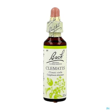Fleurs De Bach Original 09 Clematis Compte Gouttes 20ml
