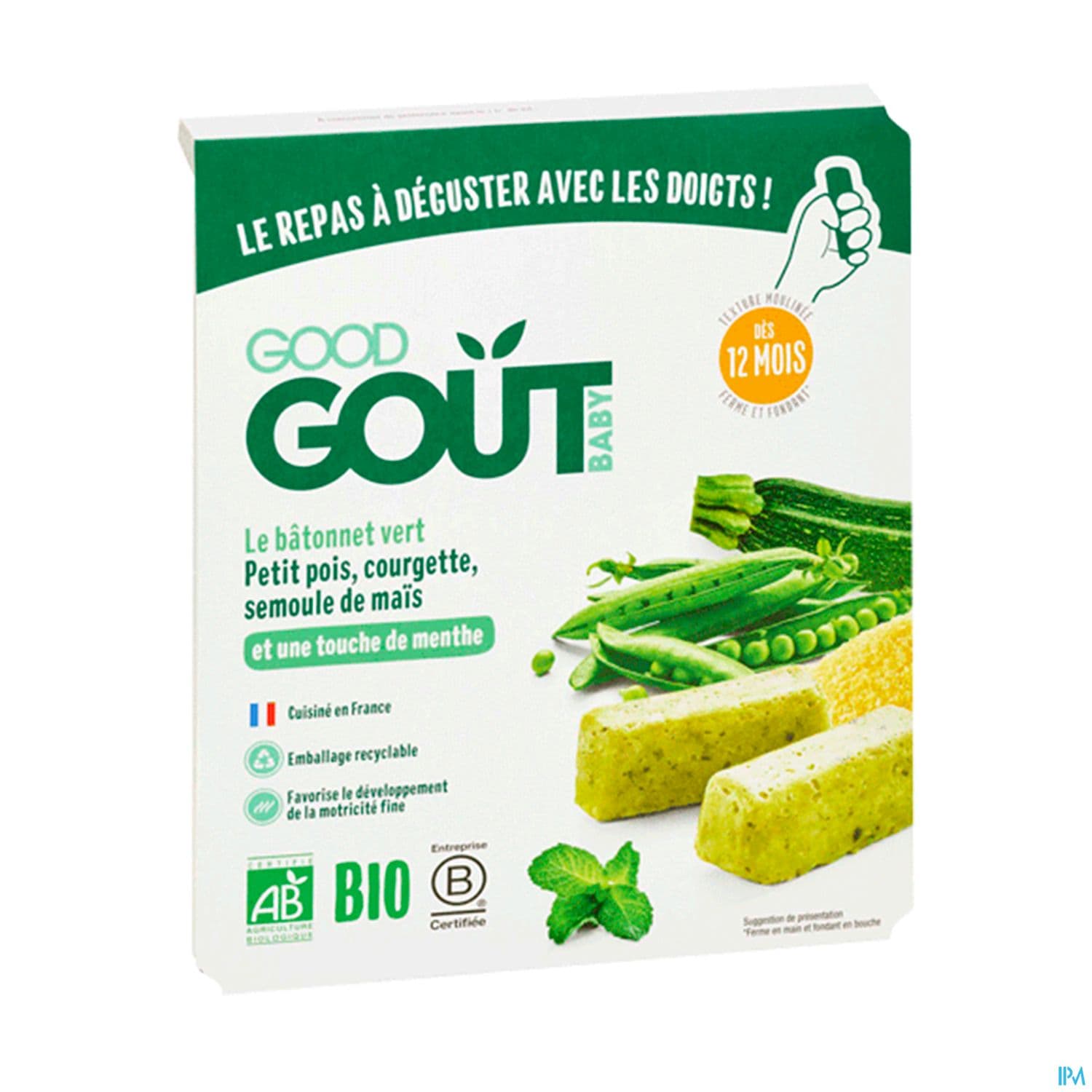 Good Gout Baby Le Batonnet Vert Bio 120g