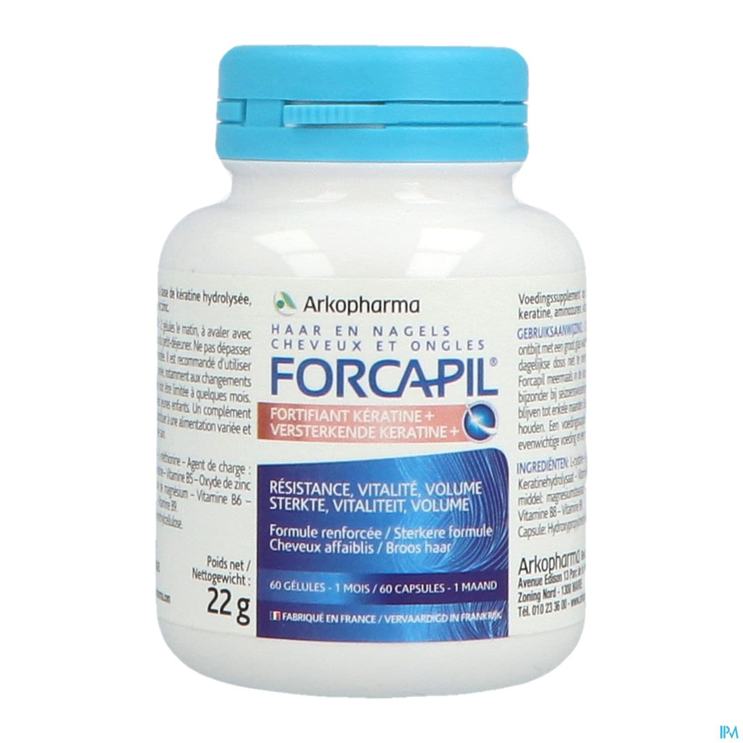 Arkopharma Forcapil Fortifiant Keratine+ Gelule 60