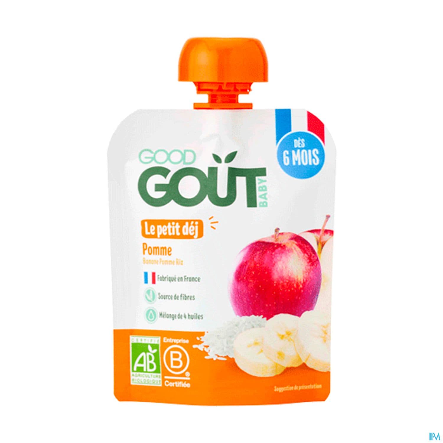 GOODGOUT PETIT DEJ POMME 70G