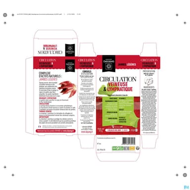 Dayang Circulation Veineuse Et Lymphatique Gelule 45