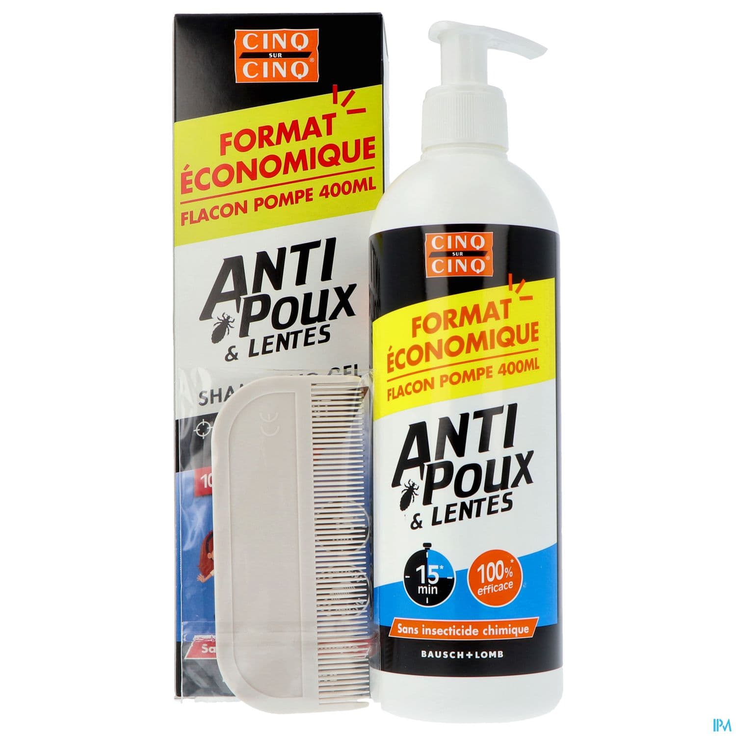CINQ/CINQ SH NATURA A/POUX400ML