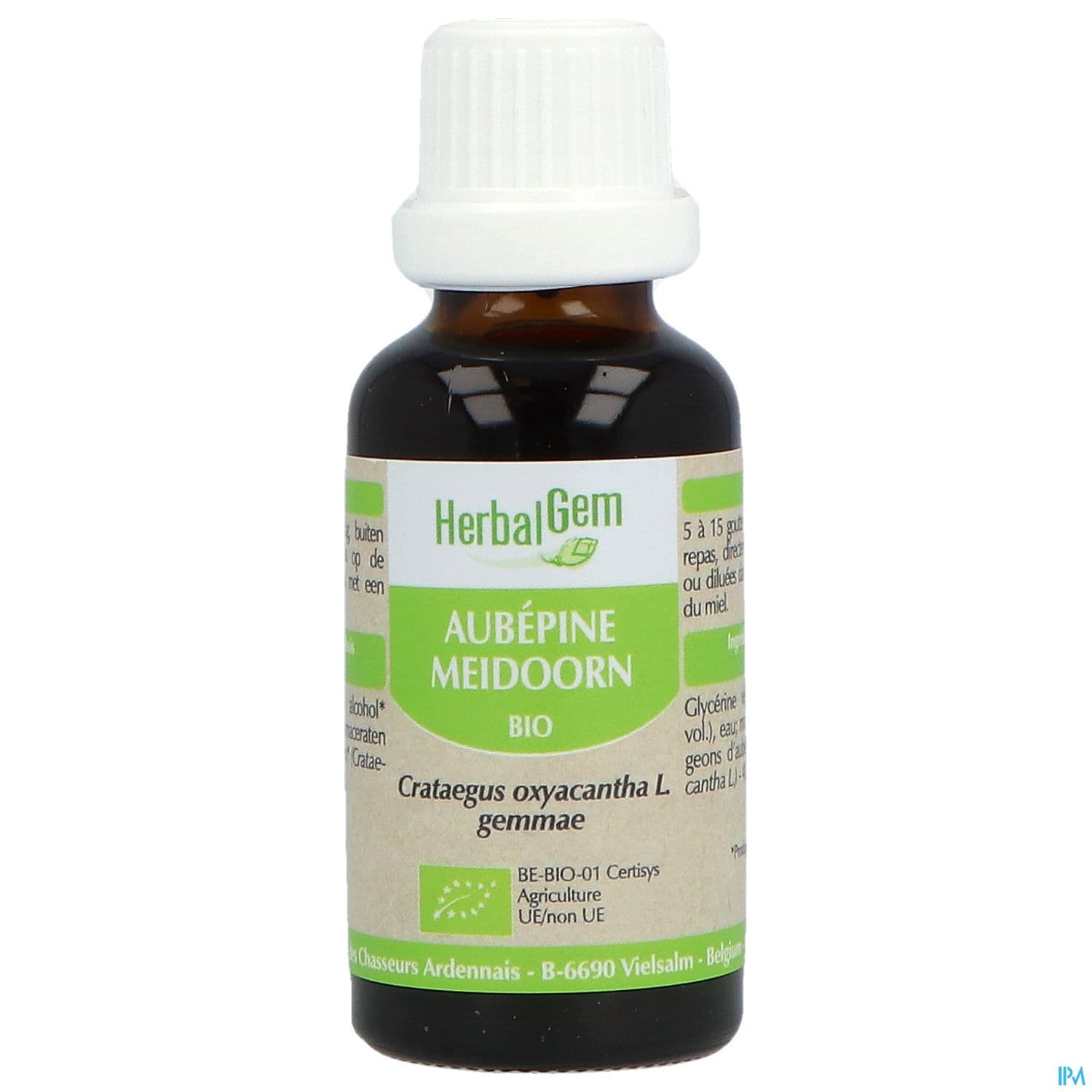 Herbalgem Aubepine Bourgeon Macerat Glyc Bio 30ml