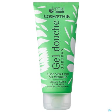 Mkl Green Nature Gel Douche Aloe Vera Du Mexique Cosm'ethik 200ml