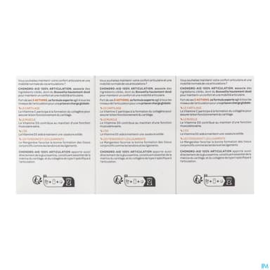 Arkopharma Chondro Aid 100% Articulations 2+1mois Offert Gelule 180