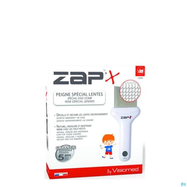 Zap X Peigne Antipoux Lentes Electronique